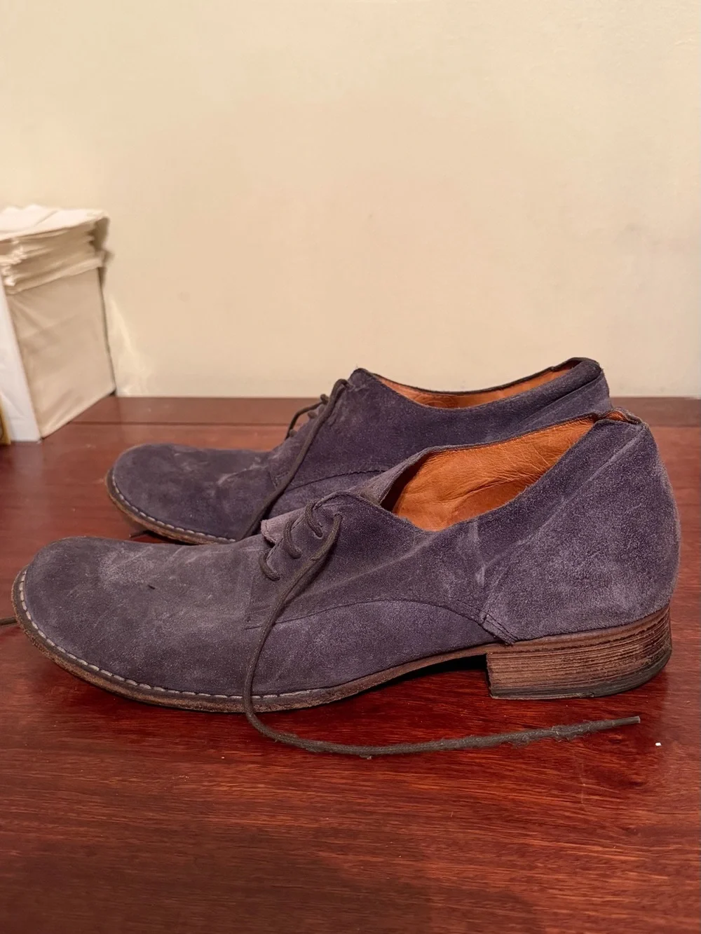 Fiorentini + Baker Dusty Suede Derby Shoes